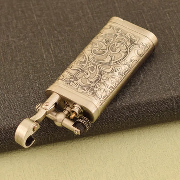 JIFENG-Metal Gas Pipe Lighter Vintage Tobacco Lighter with Rod Zinc alloy material Isqueiro Gadgets Gift