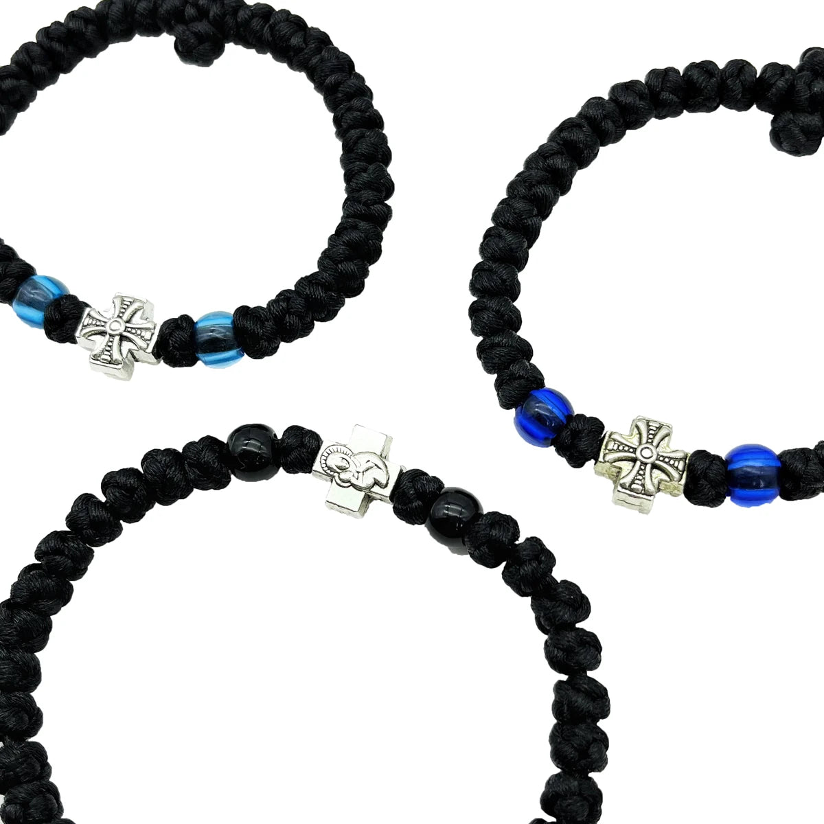 10pcs  Greek Christian Bracelet Komboskini Chotki Orthodox Prayer Rope Gift Jesus Christ Catholic Handmade Rosary