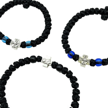 10pcs  Greek Christian Bracelet Komboskini Chotki Orthodox Prayer Rope Gift Jesus Christ Catholic Handmade Rosary