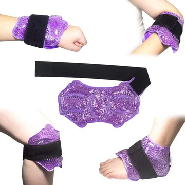 Ankle/Sport Foot Ice Compress Wrap Ankle Hot Cold Gel Bead Ice Pack for Ankle Foot Hand Care Massager Ankle Support Ankle Pad