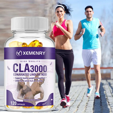 CLA 3000mg Supplement - Supports Healthy Weight Management, Lean Muscle Mass, Boost Metabolism, Anti-aging