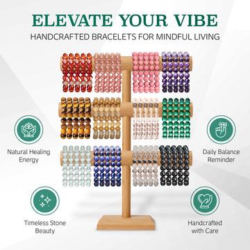 Crystal and Stone Bracelets