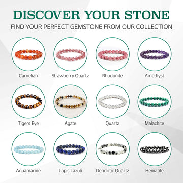 Crystal and Stone Bracelets