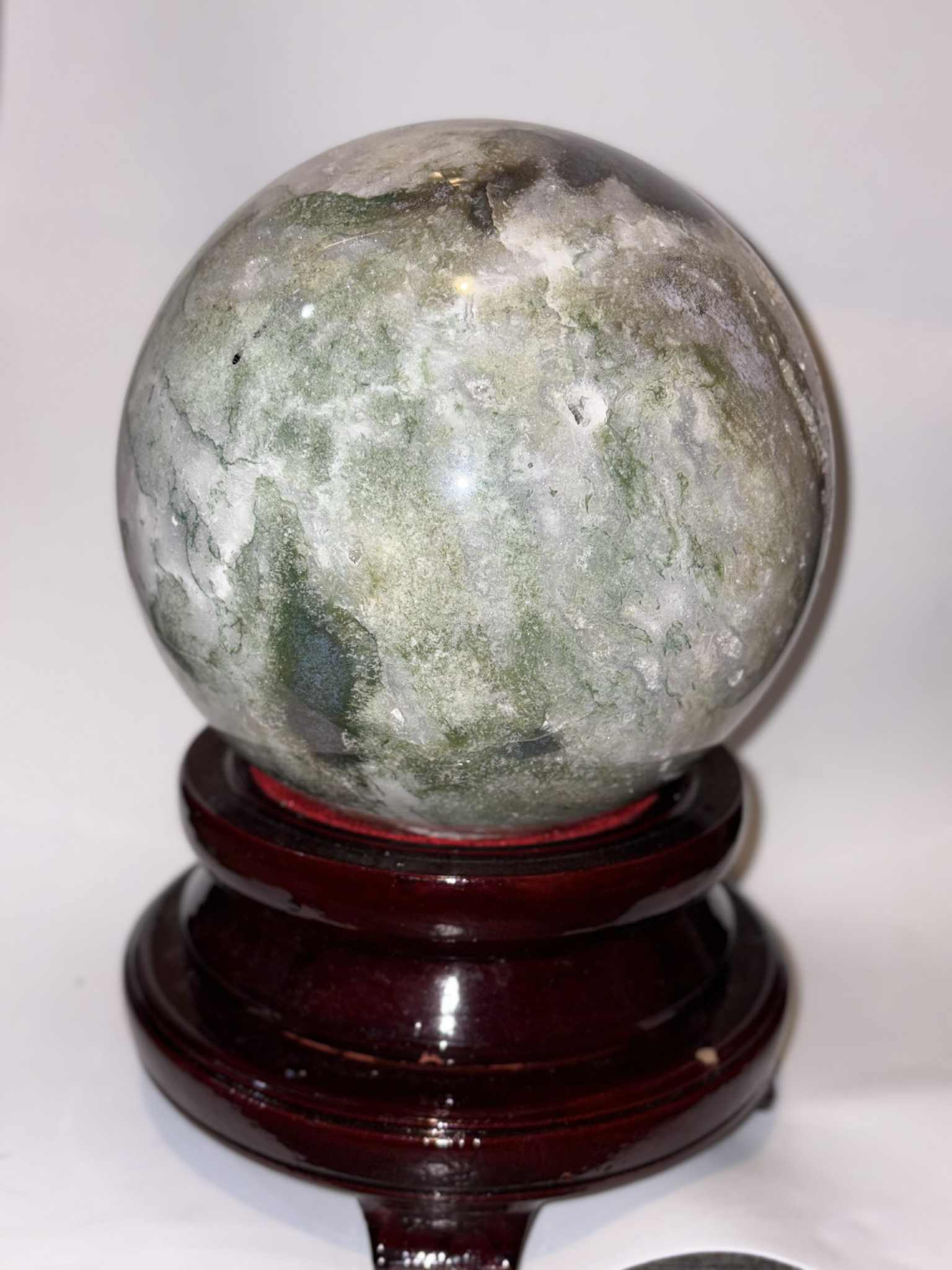 Stone Crystal Sphere | 7 inch